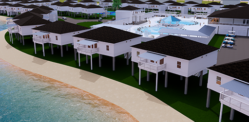 beachside villas